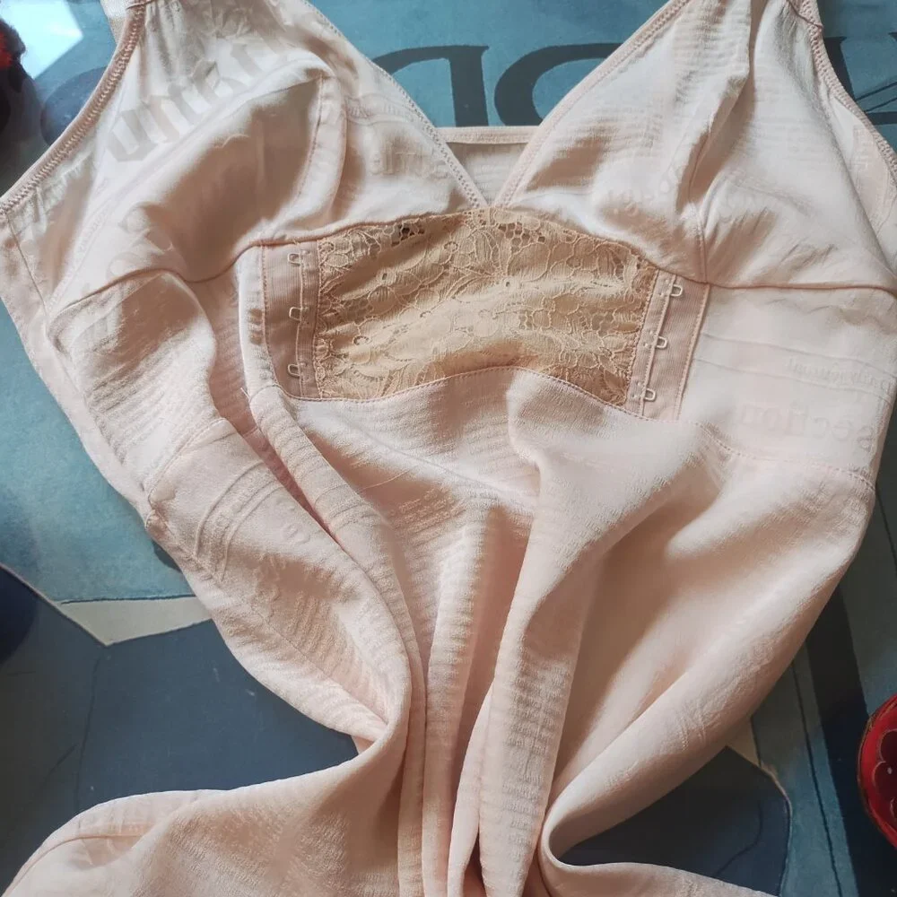 John Galliano Lingerie newspaper print vintage style silk slip dress - Picture 4 of 16